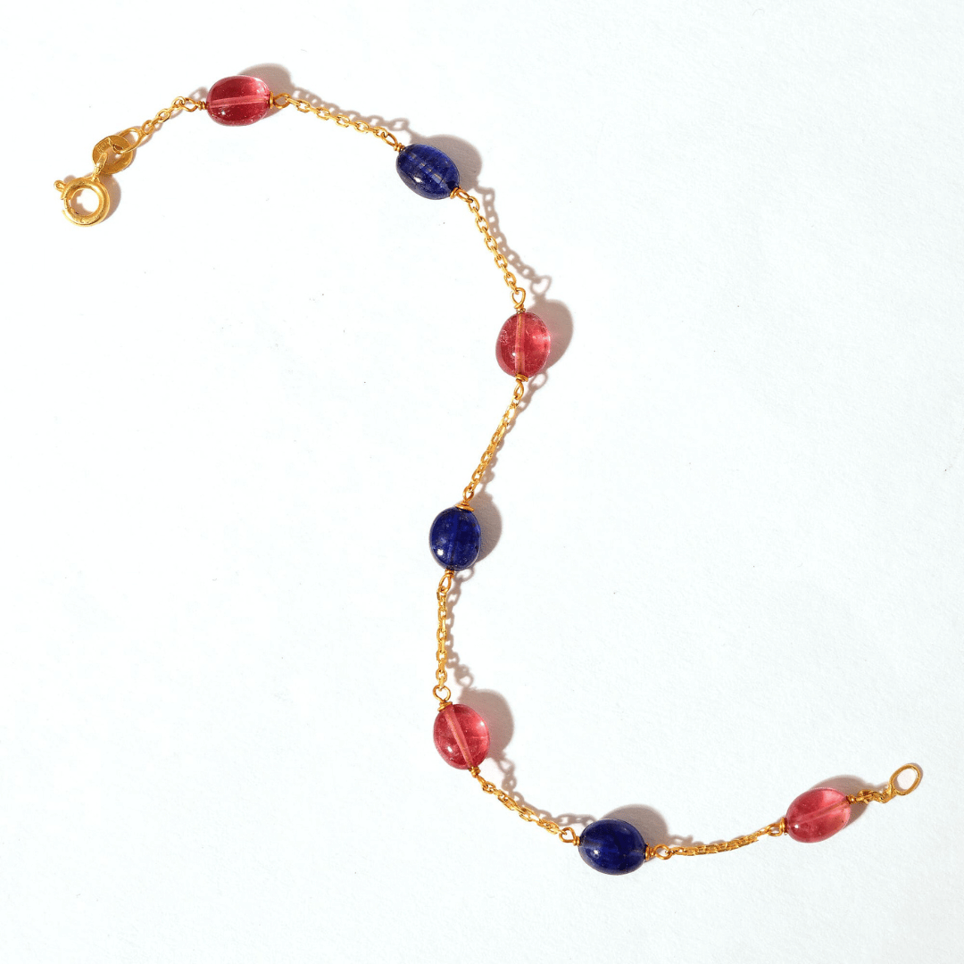 blue sapphire bracelet