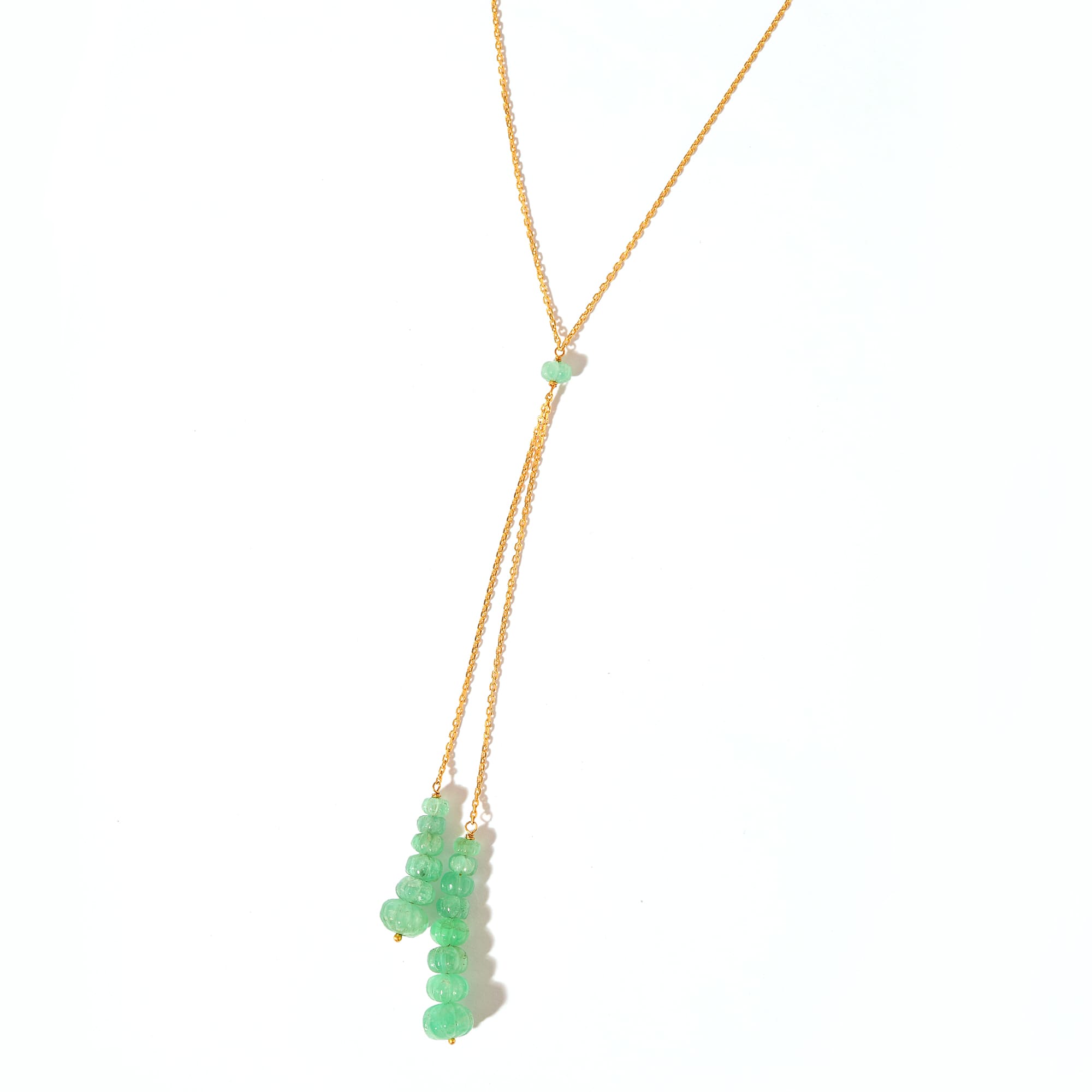 Zaira melon Cut 14k Gold Chain