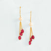 The Ruby and Pearl Hanging Earring