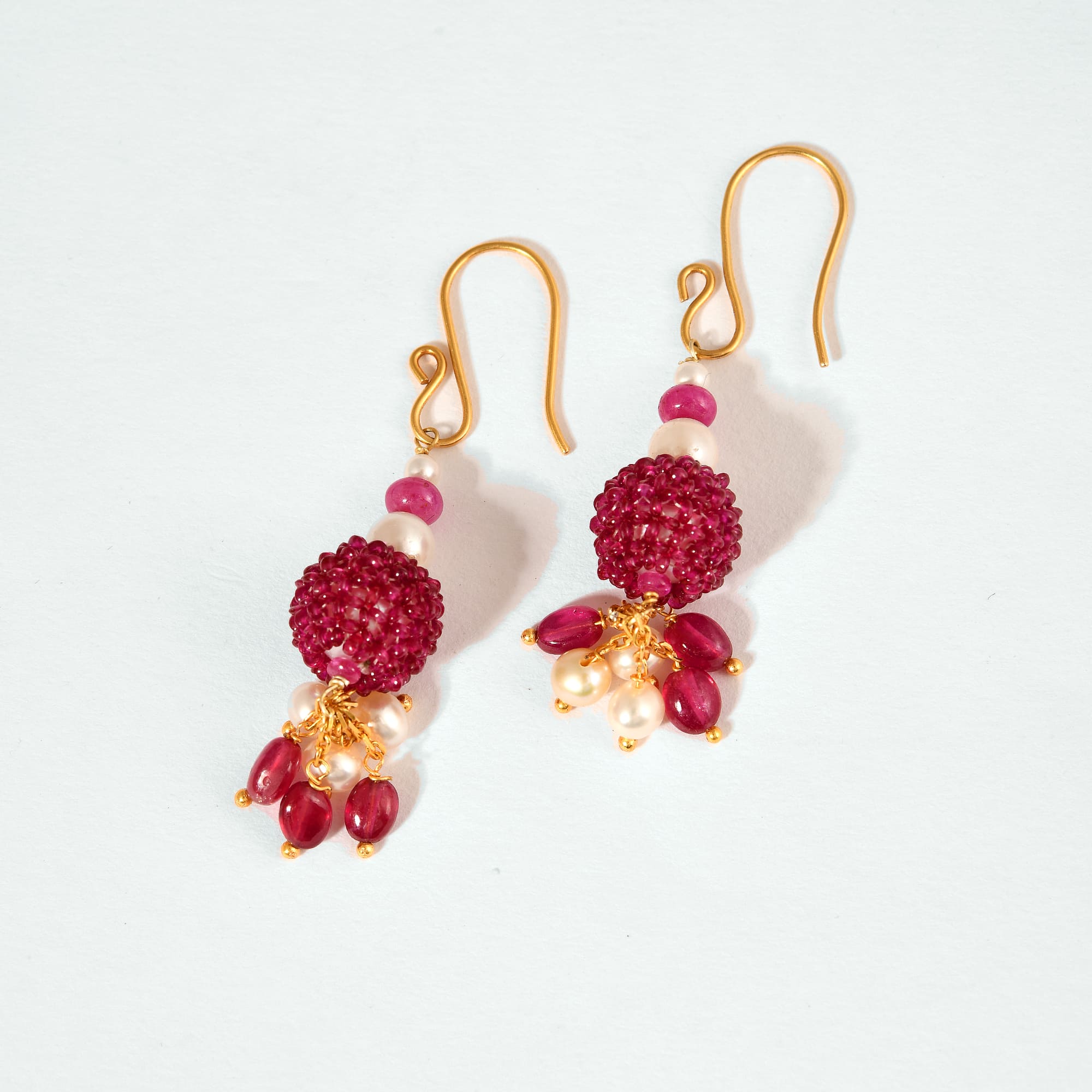 The Noor Ruby Earrings