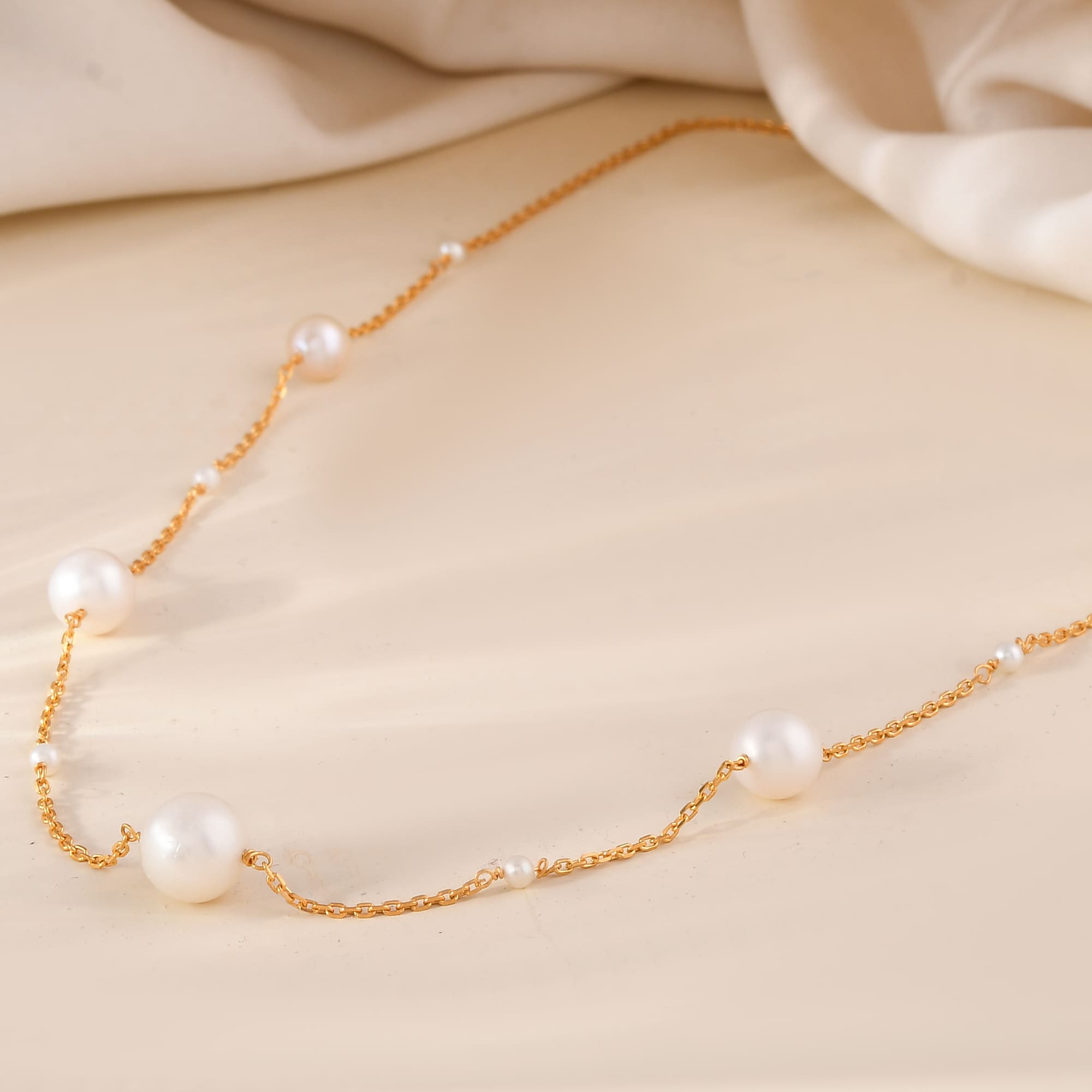 The Classic Pearl 14k Gold Necklace