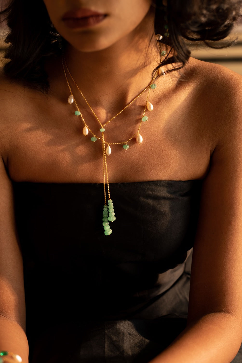 Zaira melon Cut 14k Gold Chain