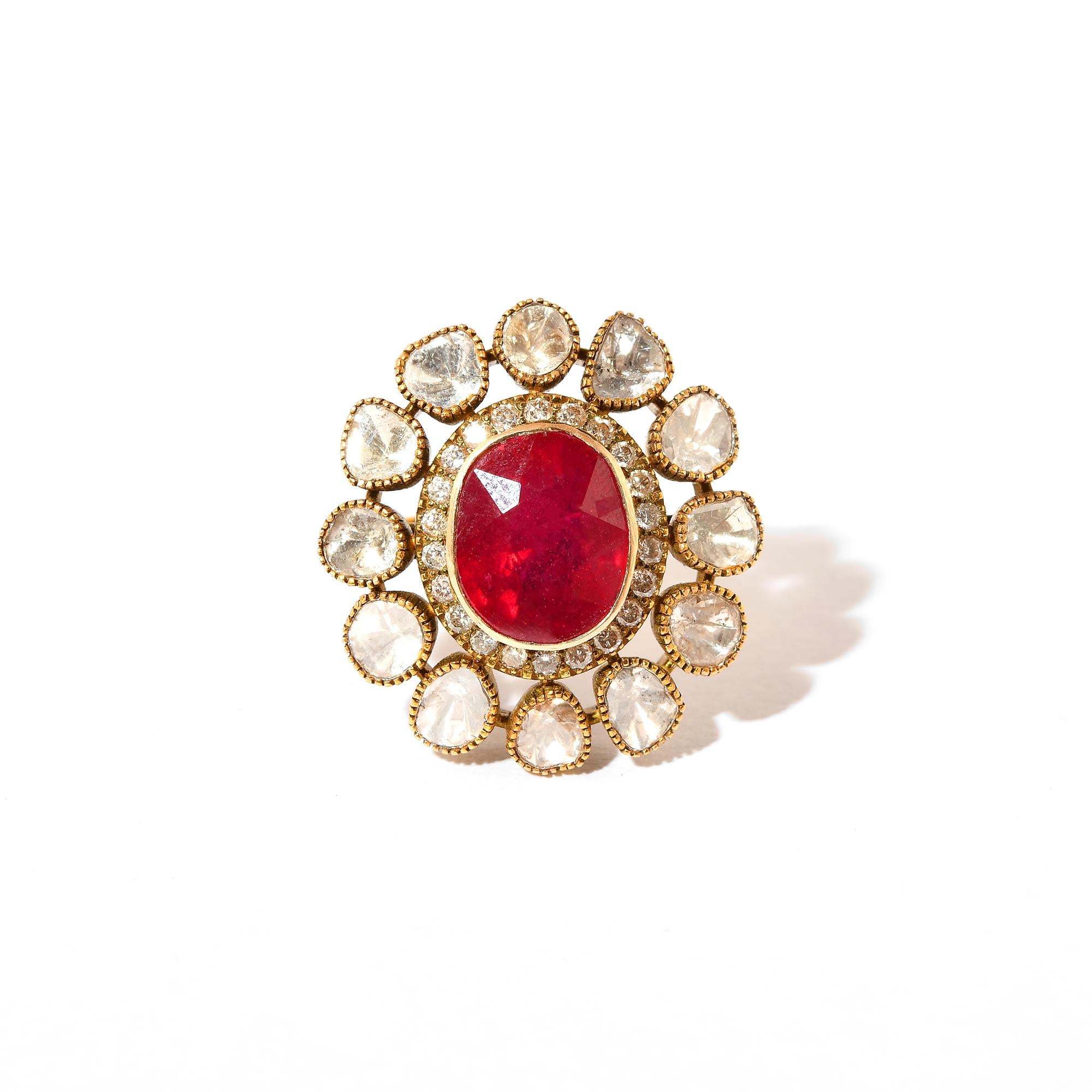 Scarlet Ruby Ring