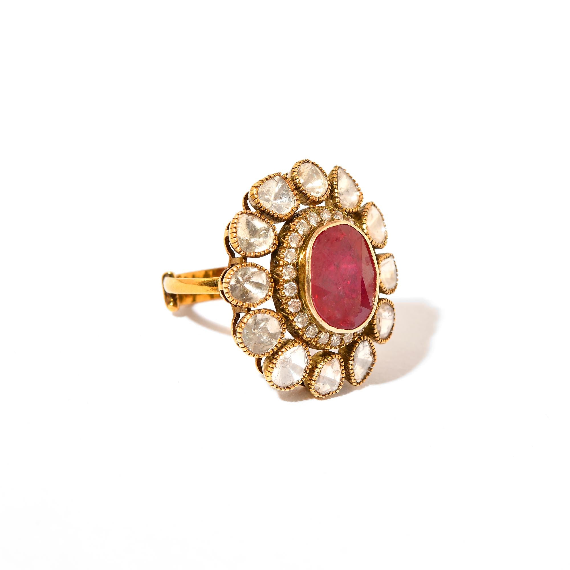 Scarlet Ruby Ring