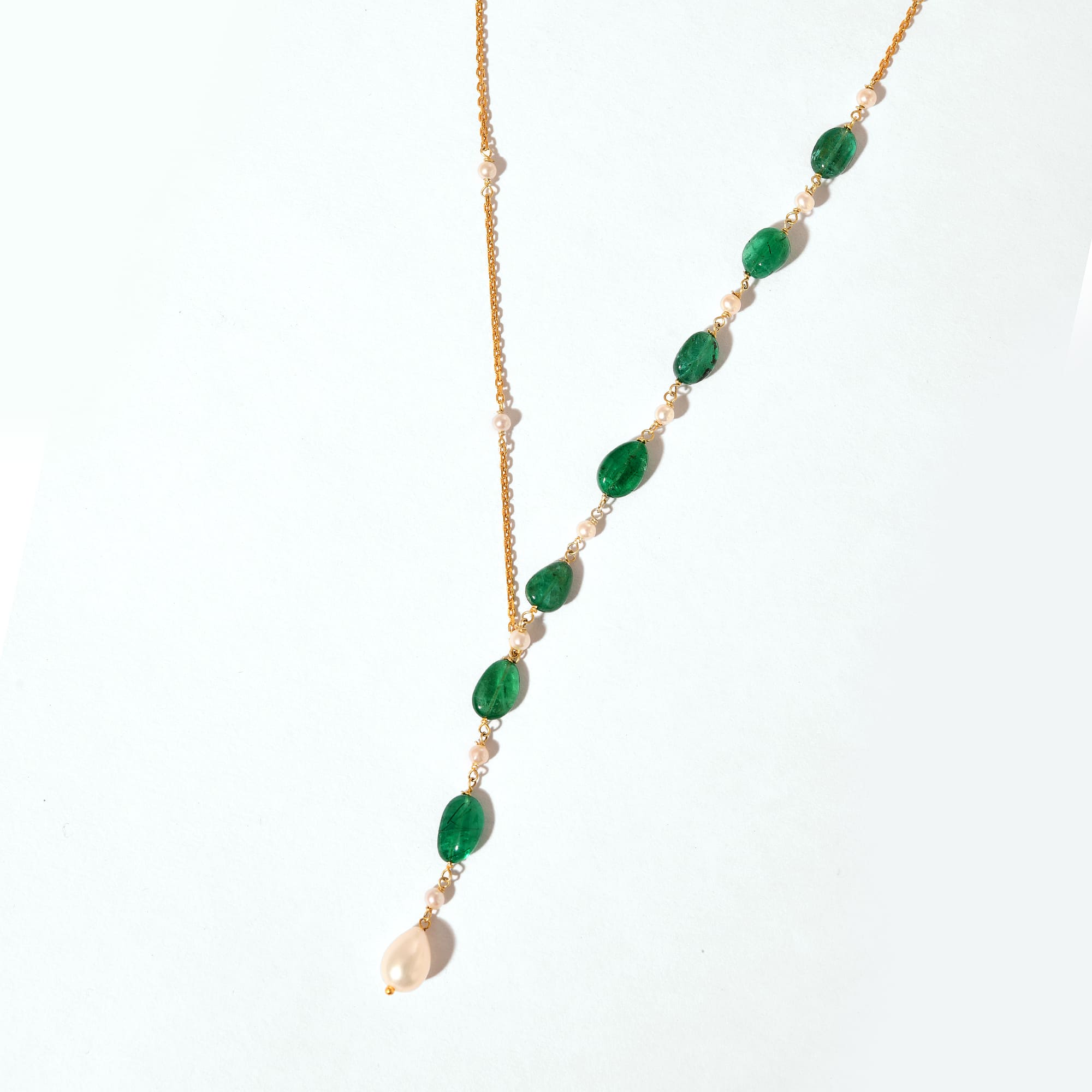 Este Emerald 14k Gold chain